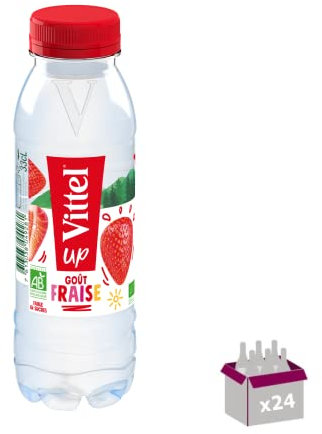 Vittel eau fraise 24 x 33cl
