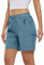 Rdruko Cargo Shorts for Women Quick Dry Lightweight Outdoor Work Travel Golf Hiking Walking Shorts with Zip Pockets Water Resistant Grey Blue XS