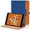 Coque pour iPad Mini 7.9 Pouces, iPad Mini 5/4/3/2/1 PU Cuir Cover Tablette Housse de Protection Auto Réveil/Sommeil, Multi-Angle Flip Portefeuille Étui avec Fonction Support - Bleu