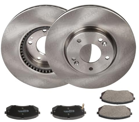 STARK Bremsen Set Vorne 300mm Bremsscheiben und Beläge Komplett Kompatibel mit HYUNDAI ix35 LM, EL, ELH, KIA SPORTAGE SL