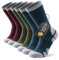 Alaplus Chaussettes de Randonnée en Laine Mérinos, Anti-Ampoules, 3 Paires Chaussettes Hiver Chaude Homme Femme 43-46 39-42 35-38 47-50