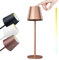 M A N T A LED Akku Tischlampe TOUCH 36 cm - Kabellos - Dimmbar - Farbtemperatur einstellbar - für Garten Esstisch Schlafzimmer Balkon Hotel (Kupfer)