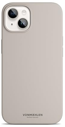 VONMÄHLEN Soft Silicone Case Kompatibel mit iPhone 14 & MagSafe - Weiche Silikonhandyhülle aus recycelten Materialien - Handyhülle mit Mikrofaserfutter und Kamera-Displayschutz