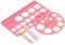 Nipple Ruler Set, Soft and Precise, Lightweight and Non- Silicone Flange Measuring Tool for Breast Pump (Pink)