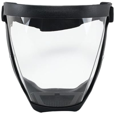 Uozonit Écran facial anti-buée, écran facial,Masque de protection facial transparent super protecteur - Équipement de protection faciale de sécurité pour adultes pour le travail