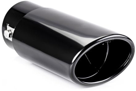 SA025 - Edelstahl Endrohr, Auspuffendrohr, Auspuffblende, 165x86x65mm d=37-54mm