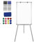 ROSEJANE Whiteboards Höhenverstellbar Flipchart Ständer, Magnetische Whiteboard Trocken Abwischbar White Board, mit Abnehmbares Aluminiumtablett
