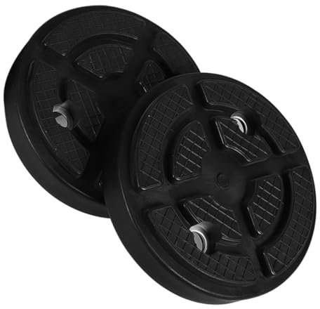 PLAFOPE 2pcs Lift Accessories Jack Pads for Floor Jack Bottle Jack Pad Jack Pad Adapter Jack Stand Pad Jack Pads Hydraulic Rv Jack Pads Jack Pads for Trailer Jack Pads for Rvs Rubber Black