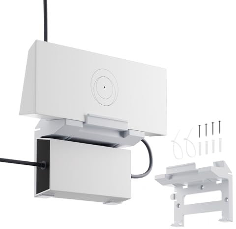 Starlink Gen 3 Router Mount, 2 in 1 Wall Mount for Starlink Standard Router and Power Supply, Mounting Bracket Kit for Starlink V3 & Gen 3 Standard Router Holder