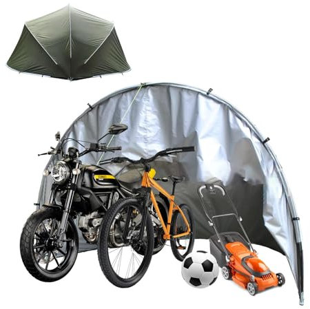 YSMSMZJK Garage Moto Pieghevole E Facile da Riporre Box Biciclette da Esterno per 2/3/4/5 Biciclette Copri Moto da Esterno Garage Moto