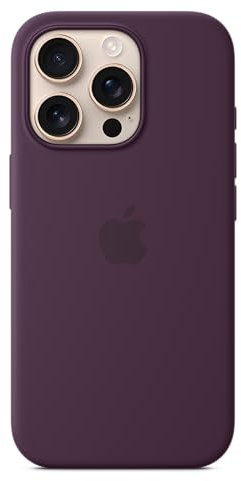 Apple iPhone 16 Pro Silicone Case with MagSafe - Plum 