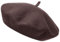 Gadgets Mafia Boina para mujer, boina francesa, boina de lana, vintage, clásico, para invierno, otoño, damas, suave, cálido, para exteriores, unisex, marrón, Talla única