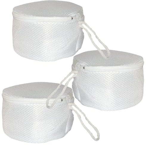 BH Wäschenetz für Waschmaschine – 3er Set langlebige Wäschesäcke für BHs, Unterwäsche, Socken und empfindliche Kleidungsstücke – Olanmarp Feinwäsche Schutzbeutel