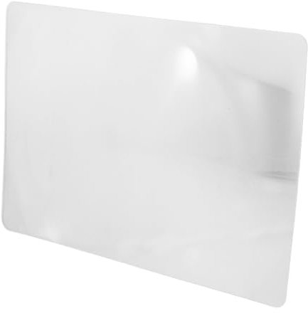 Operitacx Leselupe Für Senioren Rechteckige 3X Vergrößerung Tragbare Hochauflösende Kunststofflupe Zum Lesen Von Visitenkarten Büchern Und Zeitungen