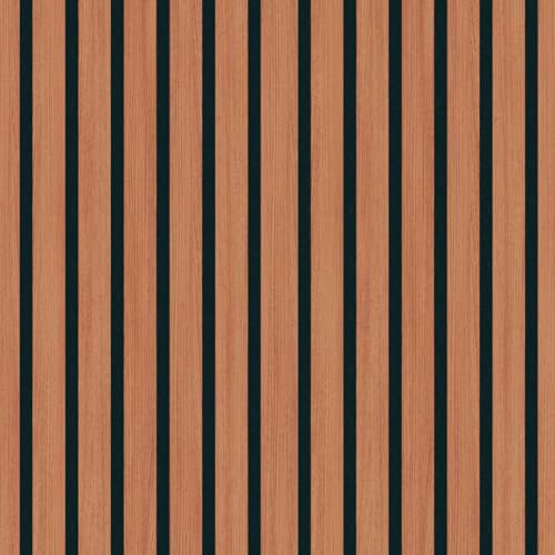 Nord Plus Panneaux muraux en MDF, panneaux acoustiques, décoration intérieure, panneaux/revêtements en bois 3D / 1 pièce = 1,18 m² / 1 pièce = 196 x 60 x 1 cm