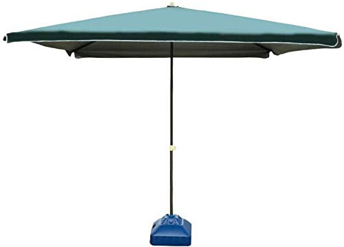 Ruiseawing Sombrilla portátil Cuadrada de 2,7 m para Patio, terraza, jardín, Playa, Refugio Solar, sombrilla de Exterior (280 cm)