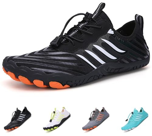Chaussures pieds nus unisexes - Chaussures aquatiques pour homme et femme - Chaussures de randonnée imperméables - Chaussures de trail confortables - Chaussures de course antidérapantes - Chaussures à