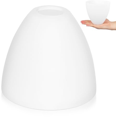 Ciieeo Lampenschirm Aus Milchglas Für E27 Fassung Lampenglas Für E 27 Glas Lampenschirm E27 Als Abdeckung Für Tischlampe Stehlampe Und Hängelampe Für Wohnzimmer Schlafzimmer 14.50 X 14.50 X 14.00 cm