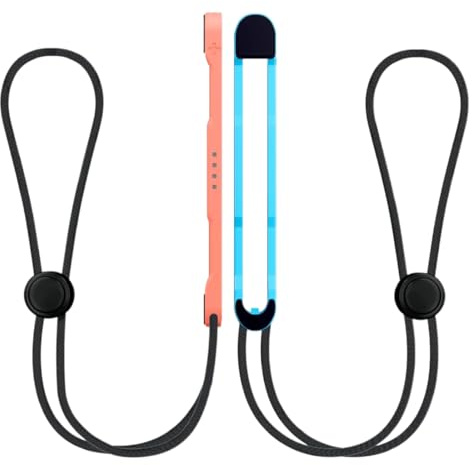 QEXUJOW Manettes pour Switch 2,Dragonne de poignet en 2 parties, accessoire de sport, compatible avec les manettes Switch 2.