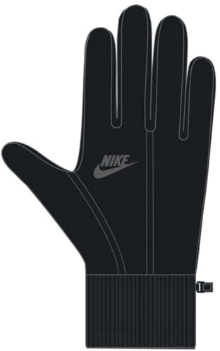 Nike Herren Tech Fleece Handschuhe 3.0 Winter Laufhandschuhe Running Training warm weich, Black/Black, M