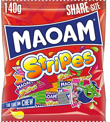 Maoam Stripes Fruchtbonbons, 140 g