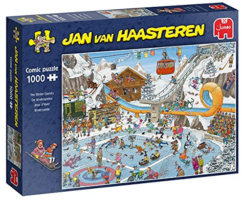 Jan Van Haasteren, Die Winterspiele, Puzzle 1000 Teile Erwachsene