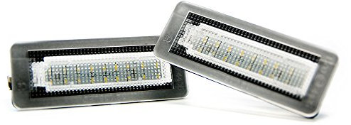 2 x LED Kennzeichenbeleuchtung Kennzeichen Leuchte Xenon Beleuchtung