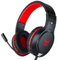 Gaming Headset for Nintendo Switch, Xbox One, PS4, PS5, Bass Surround and Noise Cancelling with Flexible Mic, 3.5mm Wired Adjustable Over-Ear Headphones for Laptop PC iPad Smartphones (Red-Black)