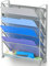 Simple Houseware 6-stufiger Dokumenten- und Briefablage-Organizer zur Wandmontage, Silber