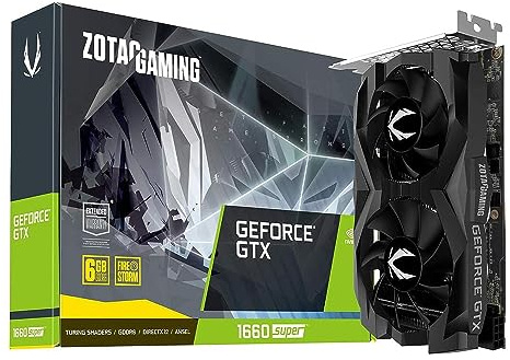 Zotac Gaming GeForce GTX 1660 Super 6GB GDDR6 192-bit Gaming Scheda Grafica Super Compatta, Zt-T16620F-10L (Ricondizionato)