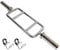 Barbell Olympic Triceps Bar with Spring Collars,Professional Hammer Curl Bar,Anti-Slip Chrome Triceps Bar Weight Lifting Bar,Fitness Olympic Barbell Bar for Squats and Deadlifts