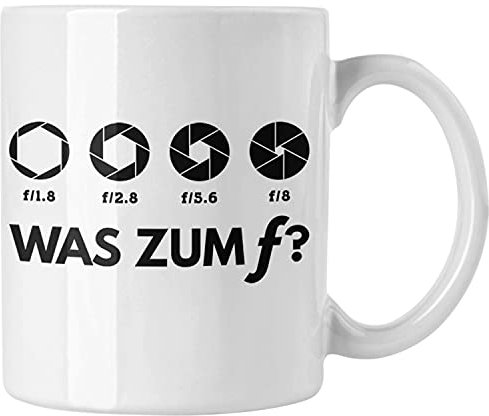 Trendation - Fotografie Geschenk Tasse lustig Fotograf Zubehör Fotograph Geschenkidee Lustige Geschenk Kaffeetasse Witzig (Weiß)