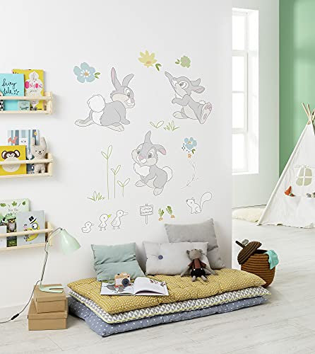 Disney Wandtattoo von Komar - Thumper in the Garden - 50 x 70 cm (Breite x Höhe) - 13 Teile - Klopfer, Bambi, Deco-Sticker, Wandaufkleber, Wandsticker, Wanddeko, Kinderzimmer - 14107h