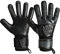 Keeperking Torwarthandschuhe Kinder Jugend Erwachsene Fußballhandschuhe ohne fingersave 4mm Vorhand (10, Schwarz)