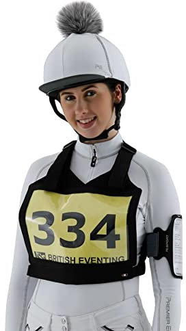 Premier Equine Wettkampf-Startnummer aus Neopren mit Einstellbarer Nummer