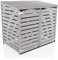 Wheelie Bin Storage Unit Garden Universe Outdoor Storage In Grey WBS01-GREY