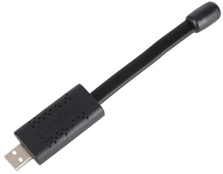 Mini Telecamera Wireless WiFi con Presa USB, Telecamera con Obiettivo a Collo di Cigno Telecamera di Sicurezza 1080P HD per Auto, Casa, Telecamere di Sicurezza Piccola Telecamera
