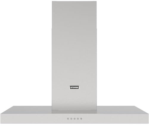 Stoves Sterling Chim 90T 90cm Chimney Cooker Hood - Stainless Steel