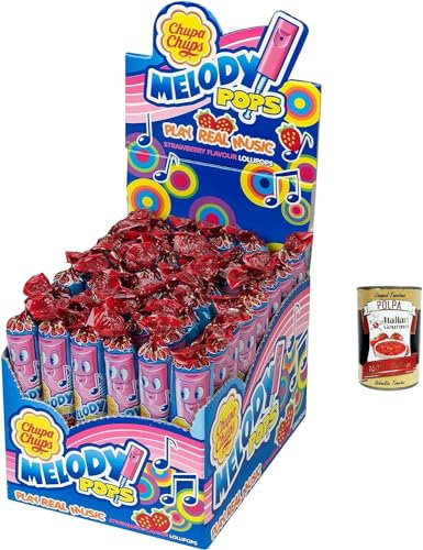 CHUPA CHUPS MELODY POPS Box 48 Stück+ Italian Gourmet polpa 400g