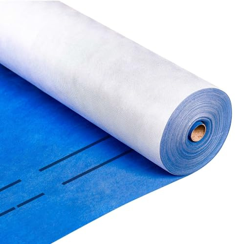 HAUSA Unterspannbahn Dach Titanium HU200SK 200g/m² 3x1,5mx50m (225m²) Dachfolie mit Klebestreifen hochdiffusionsoffene wasserdichte Unterdeckbahn witterungs- alterungsbeständig reißfest Schalungsbahn