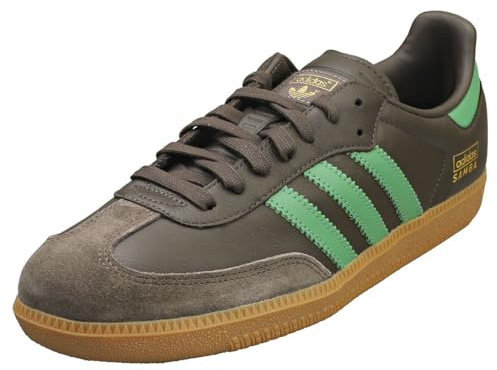 adidas Samba Og Mens Casual Trainers in Shadow Olive Green - 8 UK