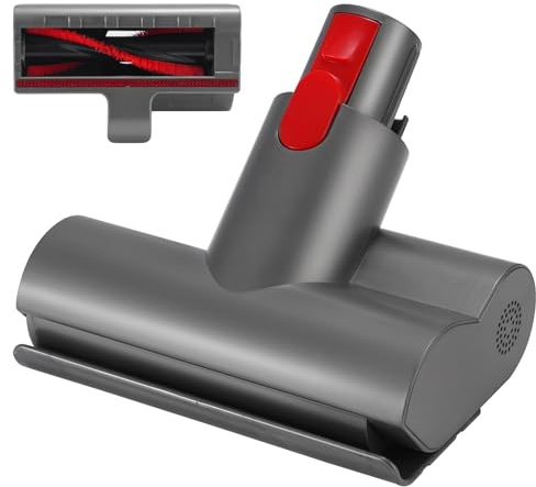 AiLomey Mini Turbo Brosse pour Dyson V7, V8, V10, V11, V15 - Brosse Motorisée Antíacariens, Tête de Brosse de Remplacement pour Matelas et Tissus d'Ameublement