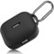 PUCGUE for TOZO OpenEgo True Wireless Open-Ear Headphones Case Cover, Silicone Case for TOZO OpenEgo Earbuds, Full-Body Anti-Scratch Protective Skin Cover for TOZO OpenEgo with Carabiner (Black)