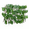 Sufrk Treillis feuilles à vis artificielle extensible vert 180 x 30 cm, haie artificielle lierre imitation à feuilles persistantes synthétique anti-chute brise-vent rampe terrasse balcon jardin