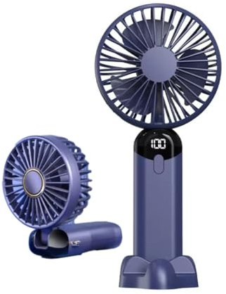 Handheld Mini Fan, 3 in 1 Portable Travel Fan, Small Foldable Pocket Fan, Travel Outdoor Home Bedroom Office Desktop Fans