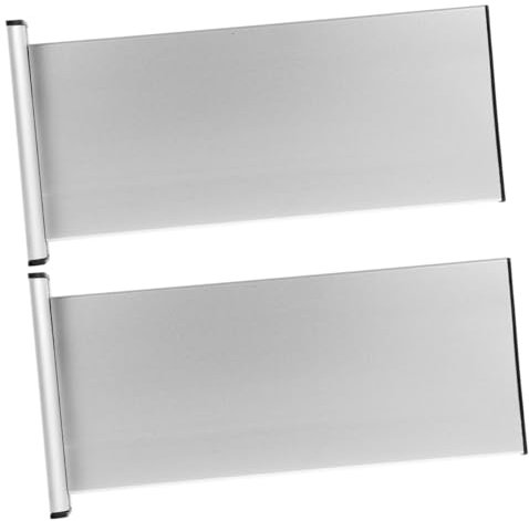 NUOBESTY 2pcs Aluminium Office Name Plate DIY Door Sign Plate Aluminum Alloy Door Nameplate for