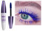 Mascara viola impermeabile, 10 ml, resistente all'acqua, a lunga durata, volumizzante, per Natale, Halloween, feste, matrimoni (Tubo bianco - Blu)