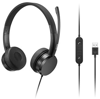Lenovo Headphones/Headset Wired Head-Band Music/Everyday USB, 4XD1K18260