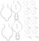BRIGHTFUFU 12piezas Hebilla De Tarro Sellada De Acero Inoxidable Clips De Alambre para Sellar Frascos De Vidrio Accesorios De Repuesto para Manijas De Alambre De Frascos