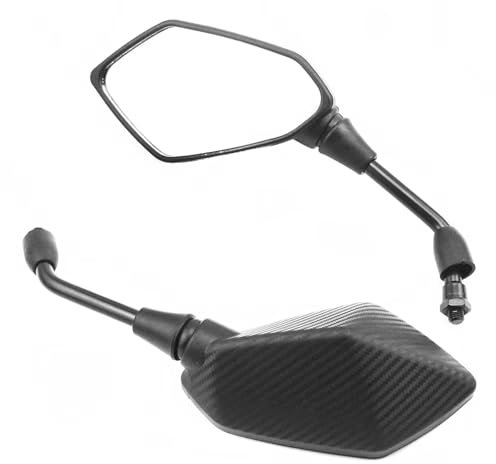 TGFQOLB Motorrad Spiegel Kompatibel Mit Yamaha Für XJ6 Diversion 2009 2010 2011 2012 2013 2014 2015 Für TDM 900 2012 2013 2014 Motorrad-Rückspiegel-Zubehör(Black)